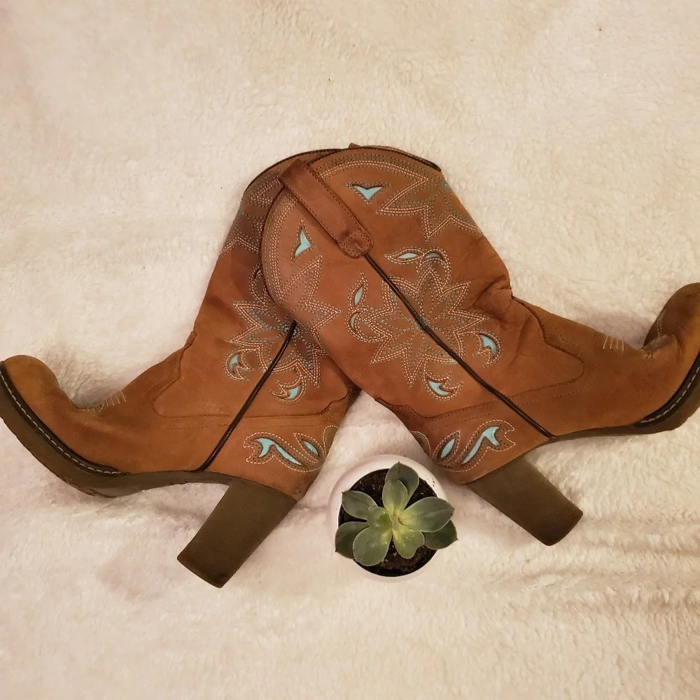 Roper heeled cowgirl boots - Picture 2 of 4